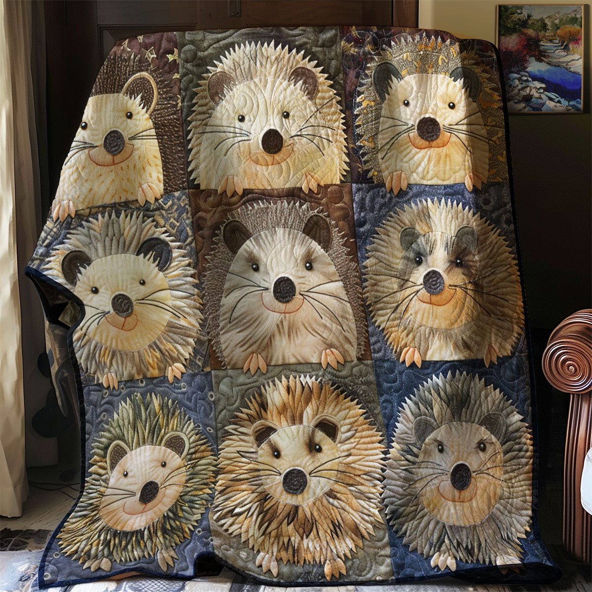 Cute Hedgehogs WM2408026CL Quilt