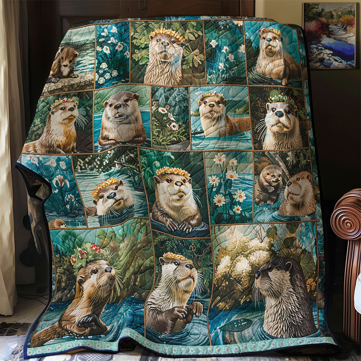 Cute Otter WN0909055CL Quilt