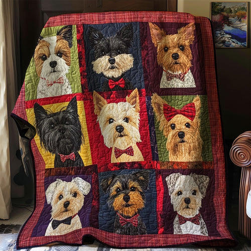 Cute Terriers WM0608002CL Quilt