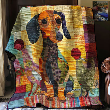 Dachshund Charm WN1508019CL Quilt