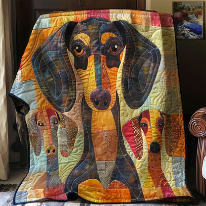 Dachshund Delight WN1508013CL Quilt