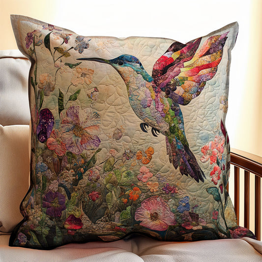 Daisy Hummingbirds WM0608135CL Quilt Pillow Case