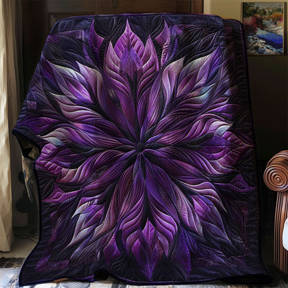 Delicate Purple Flower WN1508102CL Quilt