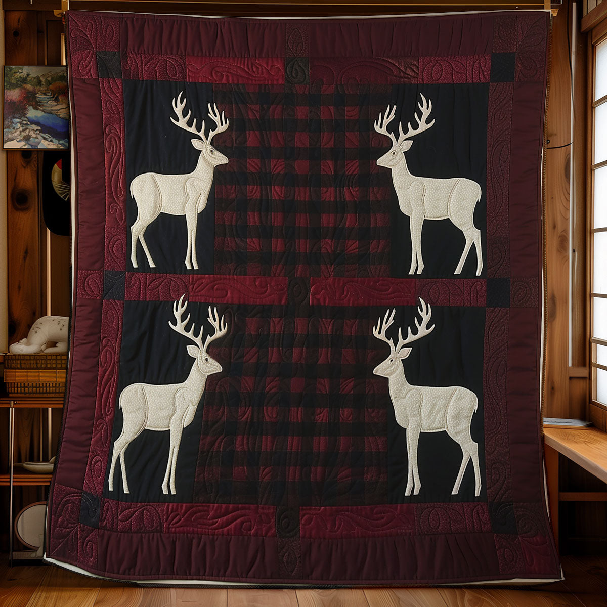 Delight Deer SR2108012CL Quilt