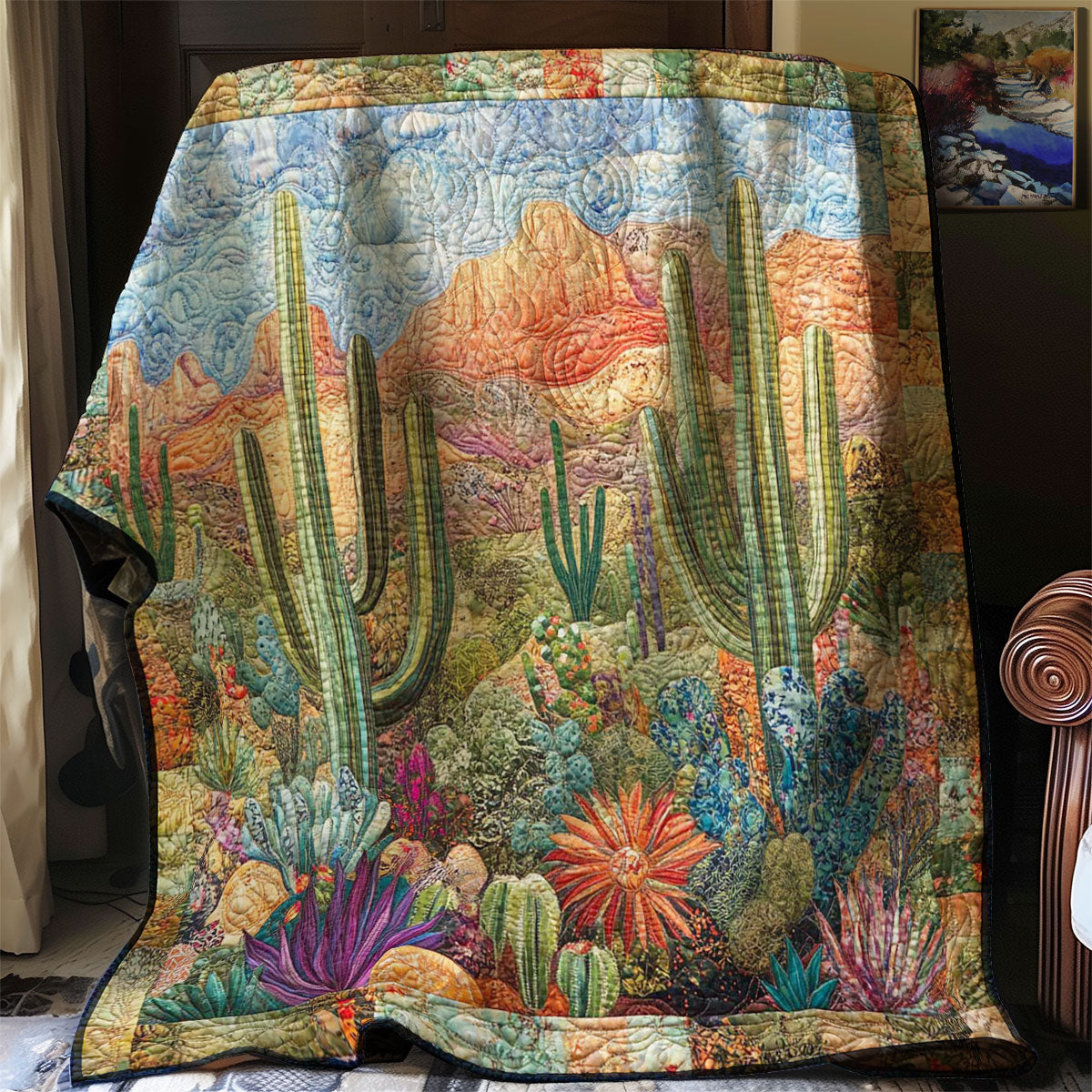 Desert Cactus WN0308013CL Quilt