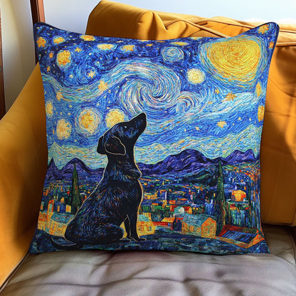 Dog And Starry Sky WN0208073CL Quilt Pillow Case