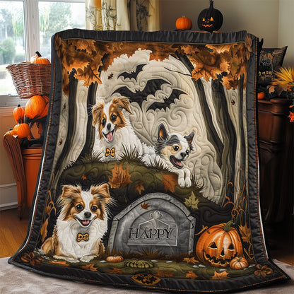 Dog Night Halloween SR2108007CL Quilt