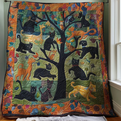 Dogs And Cats Tree WM2907001CL Quilt