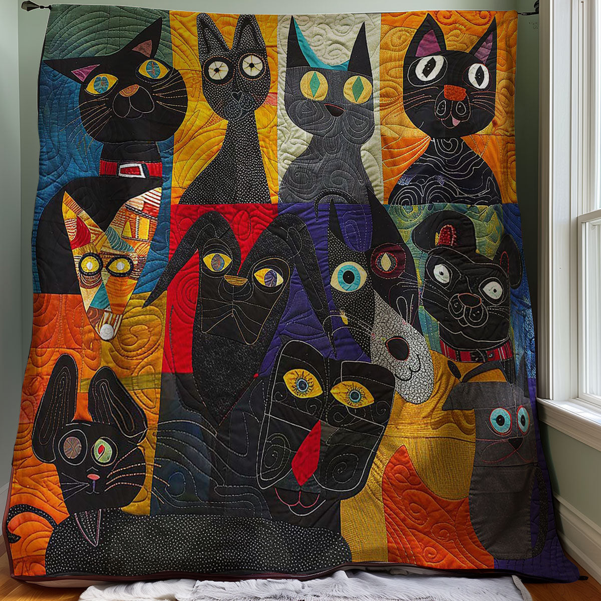 Dogs And Cats WM2907001CL Quilt