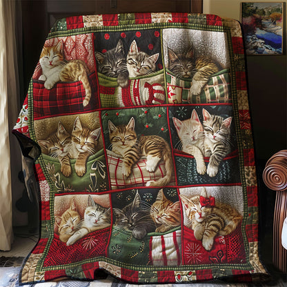 Double Kitty Sleeping WM2408033CL Quilt