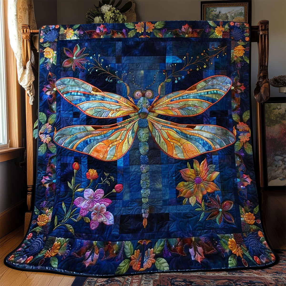 Dragonfly Forest Magic WN2808026CL Quilt