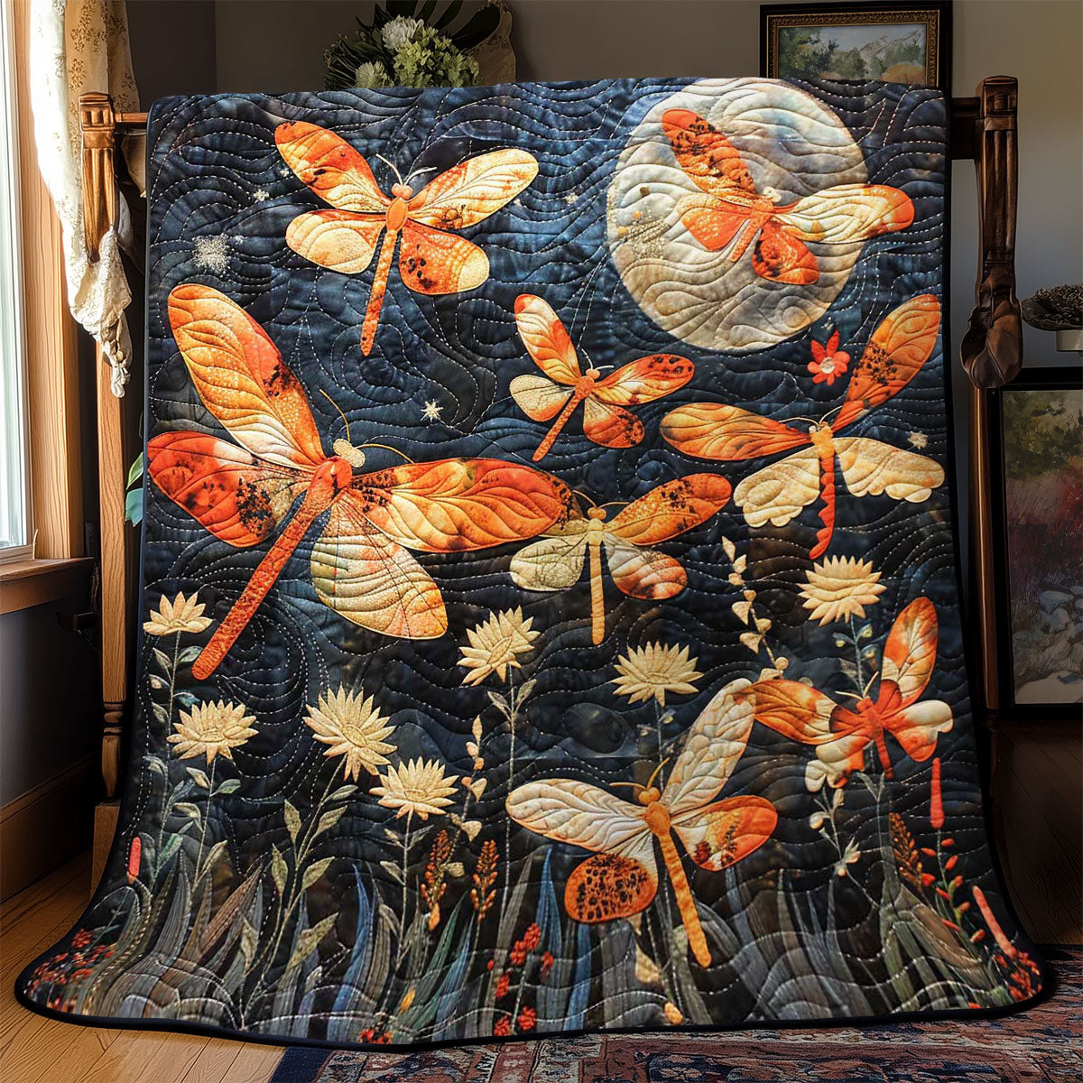 Dragonfly Moon Serenade WN2708043CL Quilt