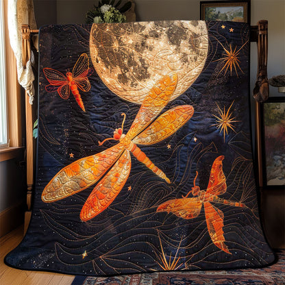 Dragonfly Moonlit Whispers WN2708046CL Quilt