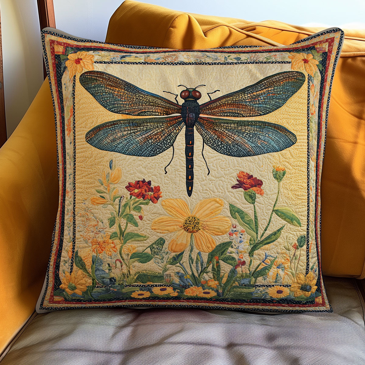 Dragonfly Snug WN3107057CL Quilt Pillow Case