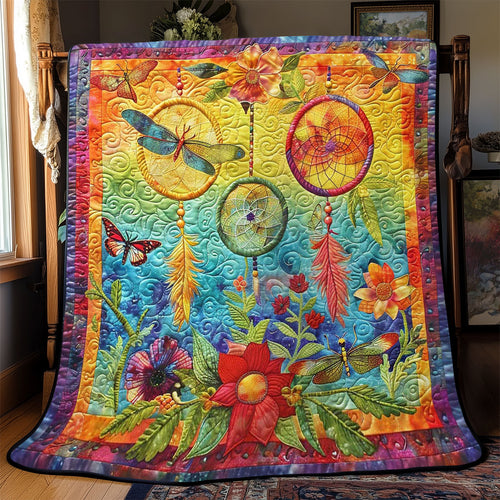 Dragonfly's Celestial Dreamcatcher WN2708025CL Quilt