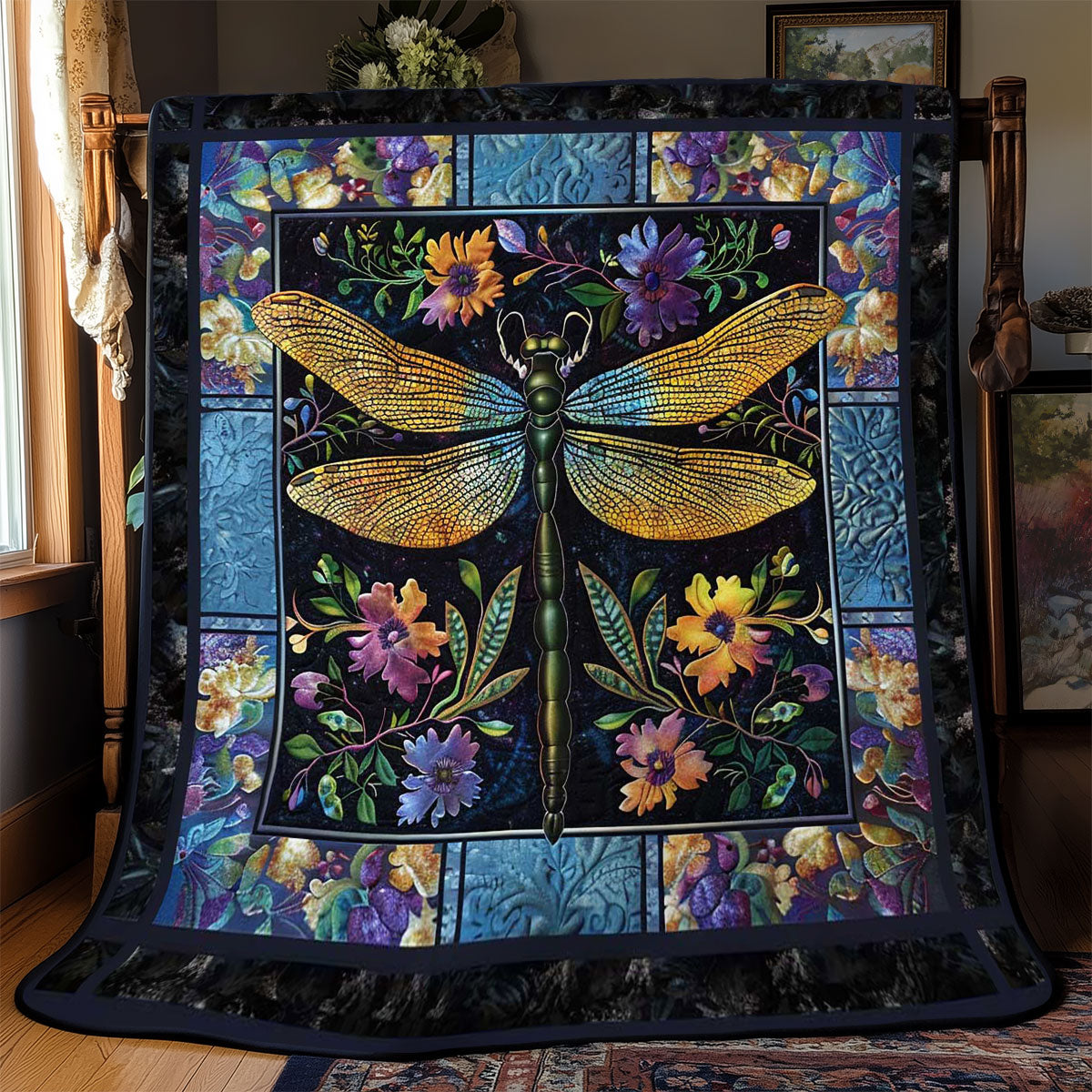 Dragonfly's Magical Flight WN2808036CL Quilt