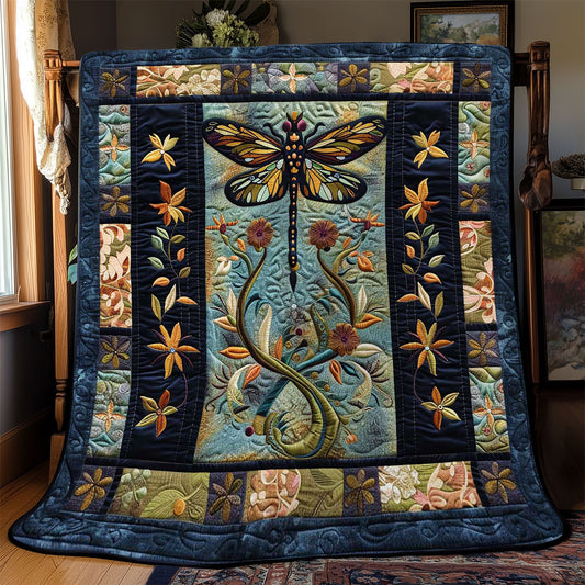 Dragonfly’s Whispering Woods WN2808030CL Quilt