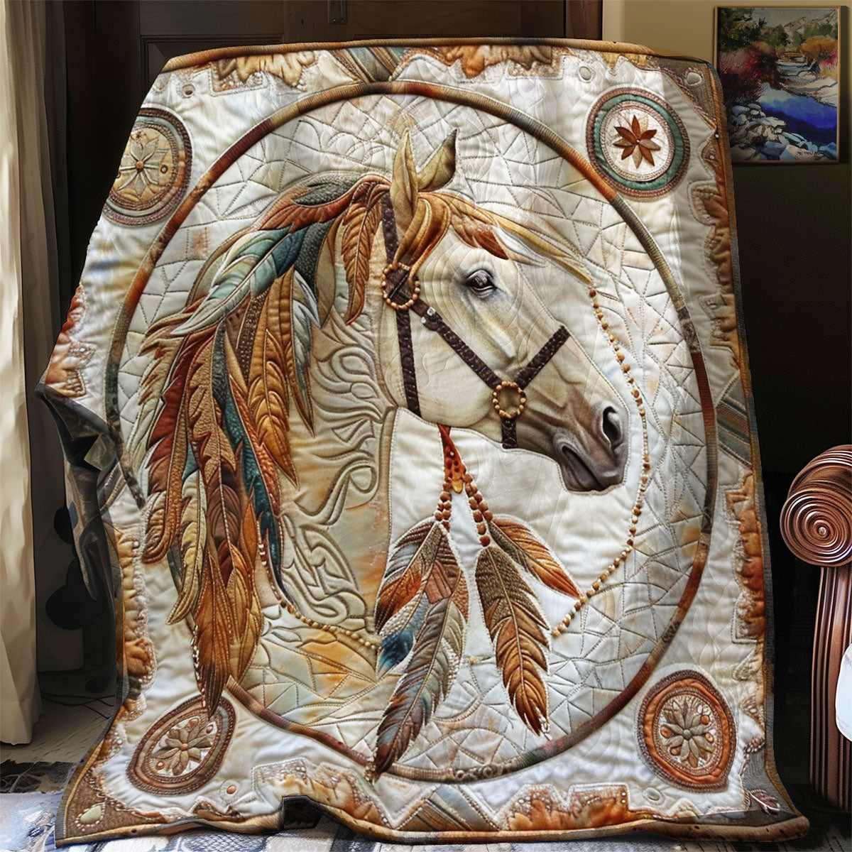 Dreamcatcher Horse SR1008035CL Quilt