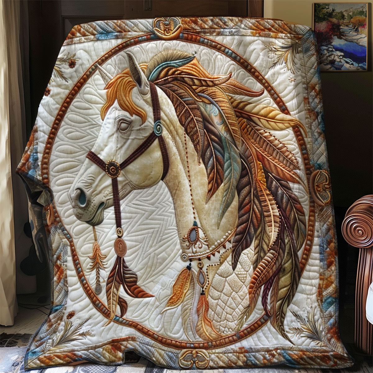 Dreamcatcher Horse SR1008036CL Quilt