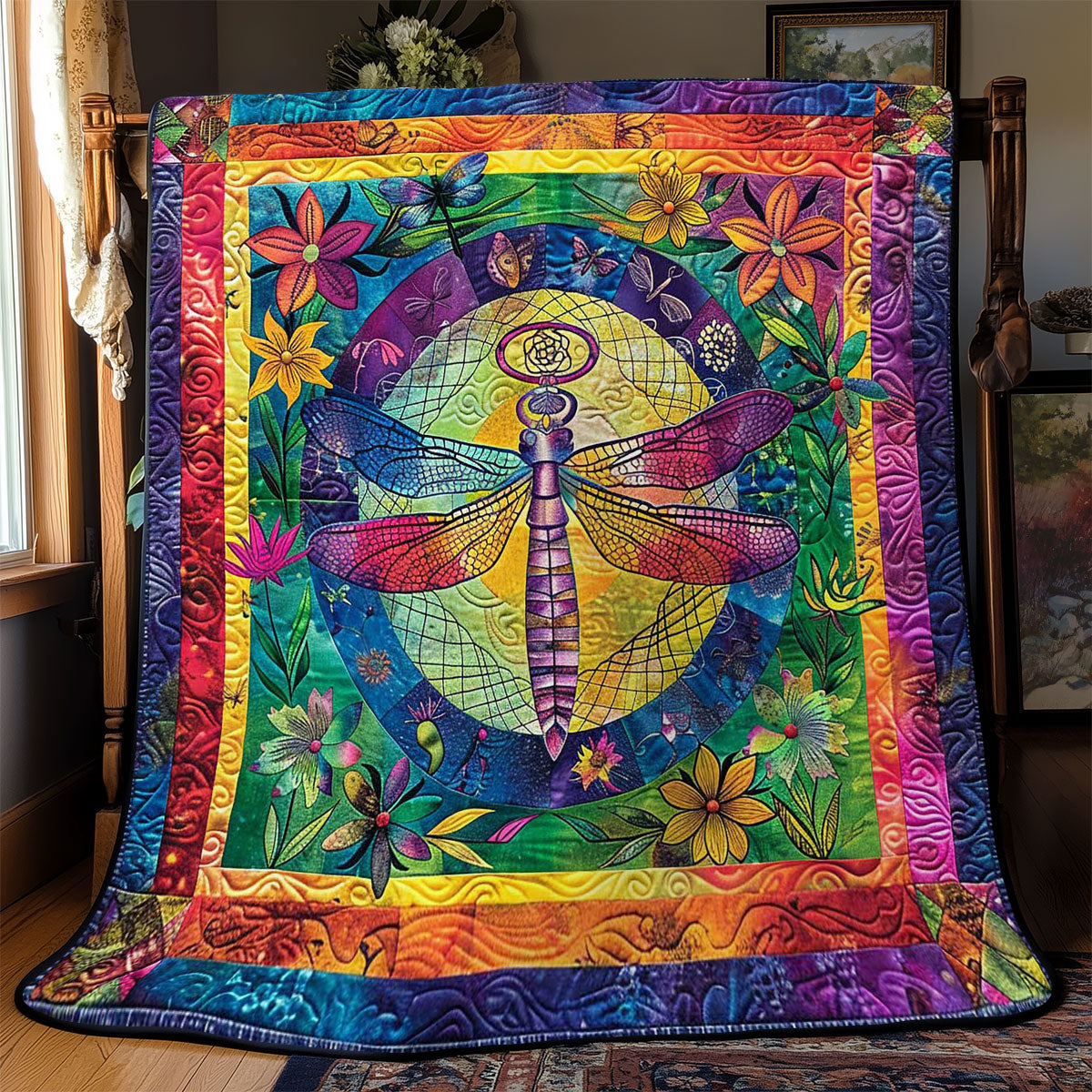 Dreamscapes Of The Dragonfly WN2708029CL Quilt
