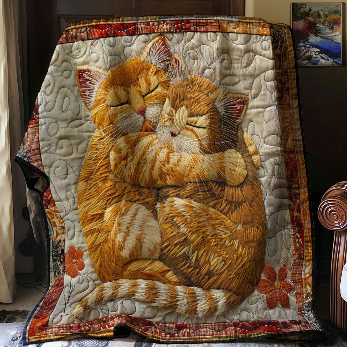 Dreamy Cats WN1508003CL Quilt