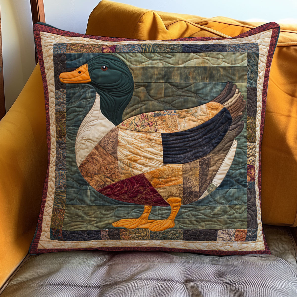 Duck Cozy WN3107062CL Quilt Pillow Case