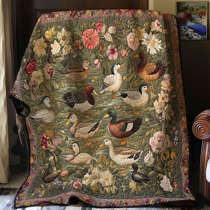 Duckling Floral WN3107012CL Quilt