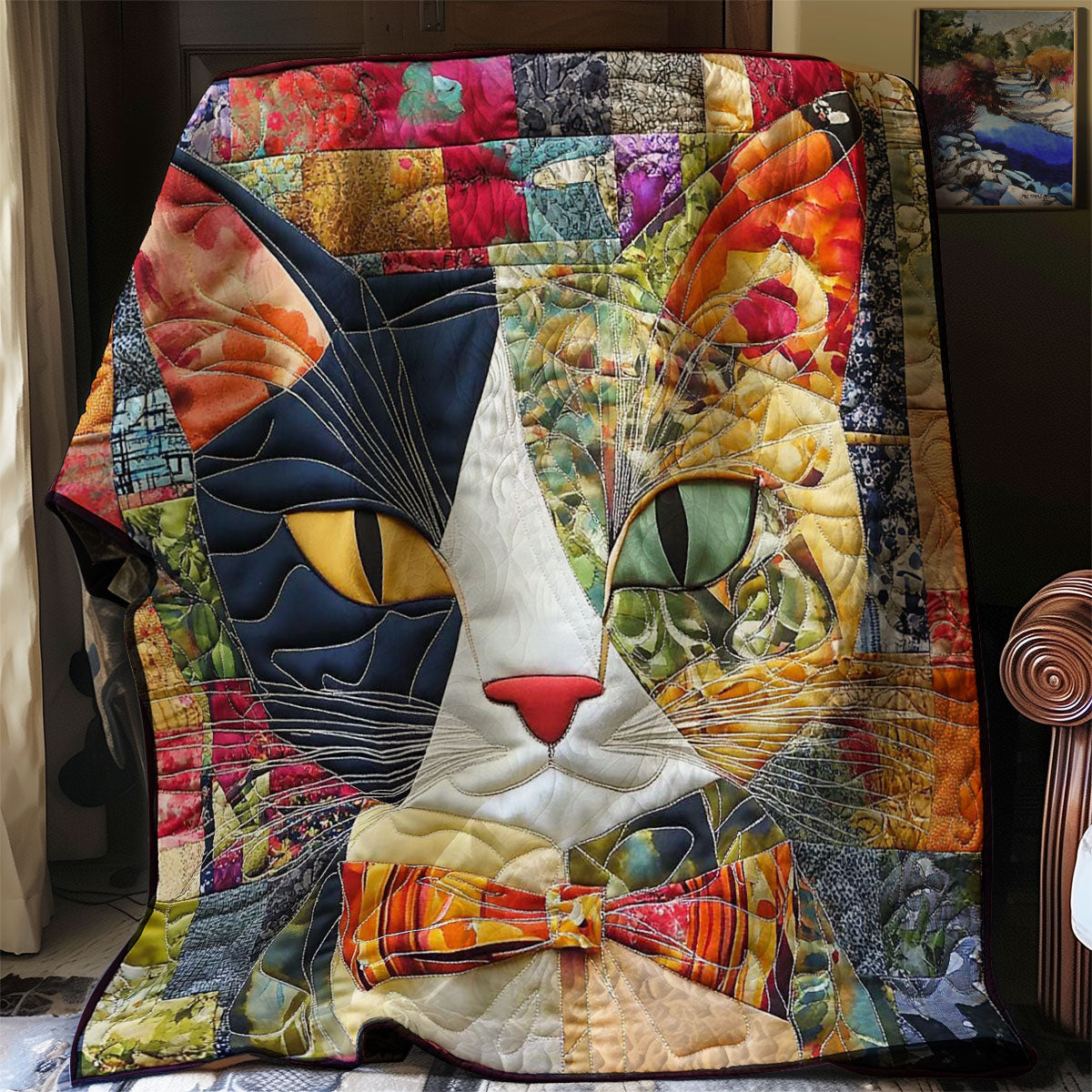 Elegant Cat WN0708021CL Quilt