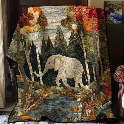 Elephant In Forest WM0608033CL Quilt