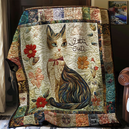 Enchanted Feline WN0708034CL Quilt