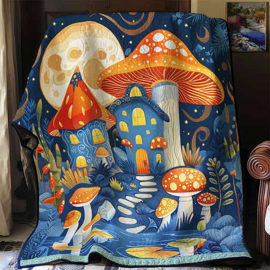 Enchanted Mushroom Haven WN0909102CL Quilt