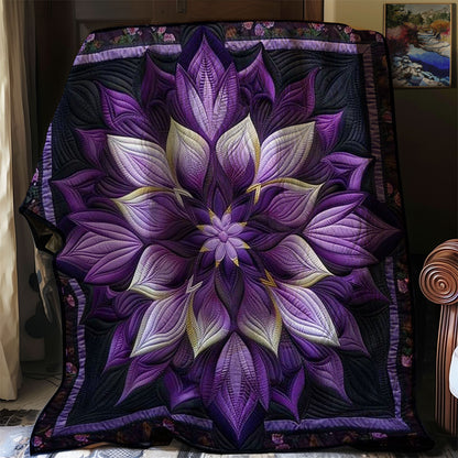 Enchanting Purple Blooms WN1408068CL Quilt