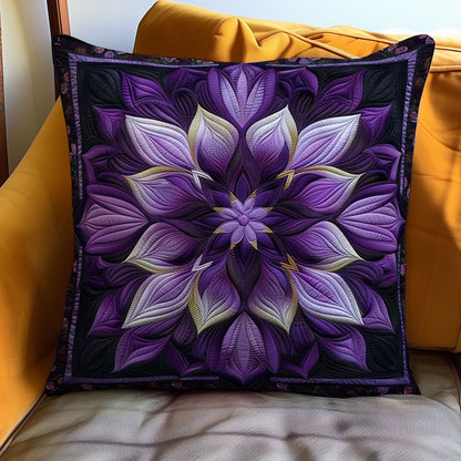 Enchanting Purple Blooms WN1608056CL Quilt Pillow Case