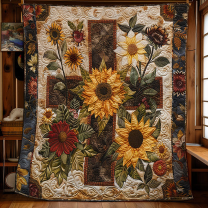 FLoral Cross SR1508010CL Quilt