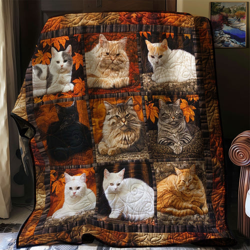 Fall Cats WM1308035CL Quilt