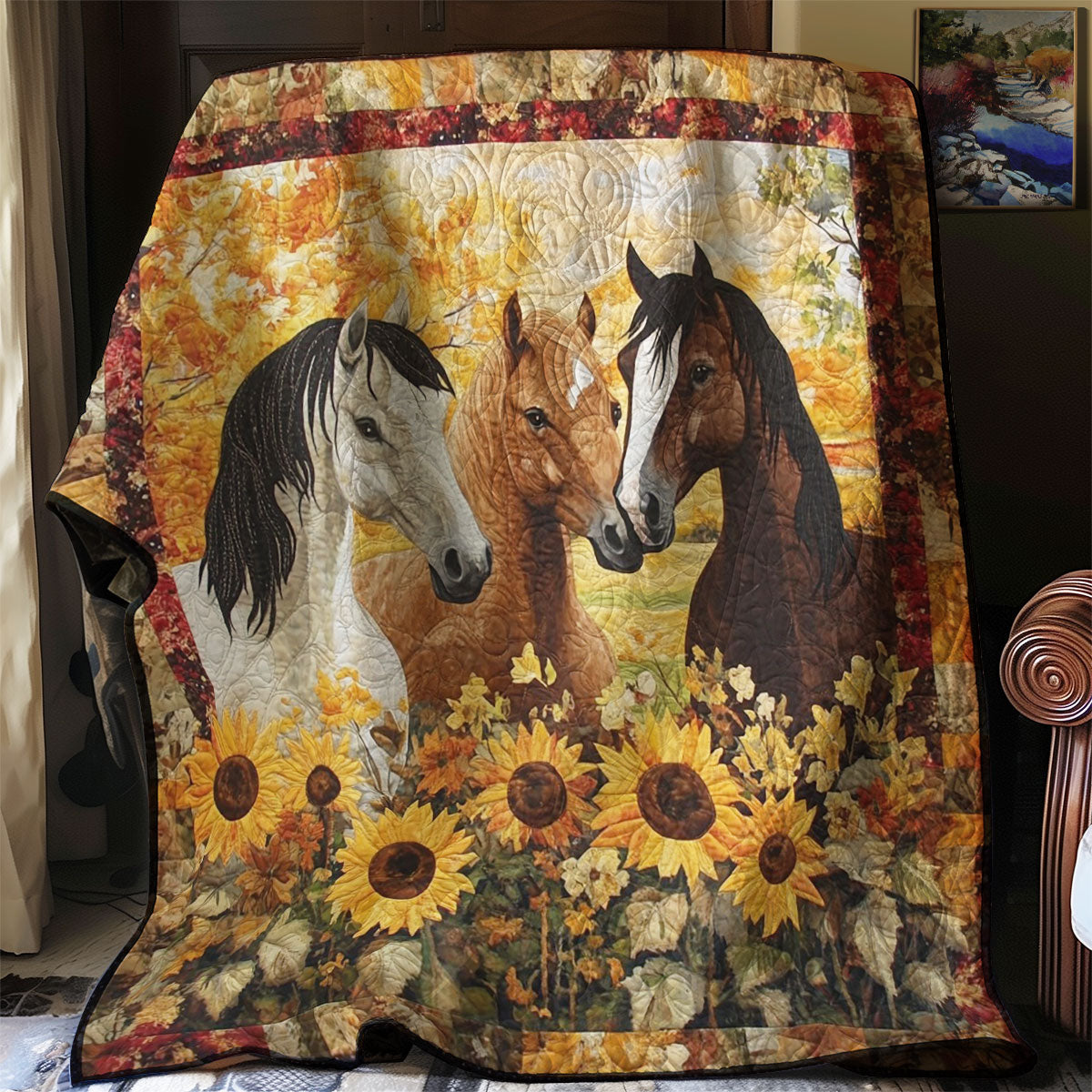 Fall Running WM0308006CL Quilt