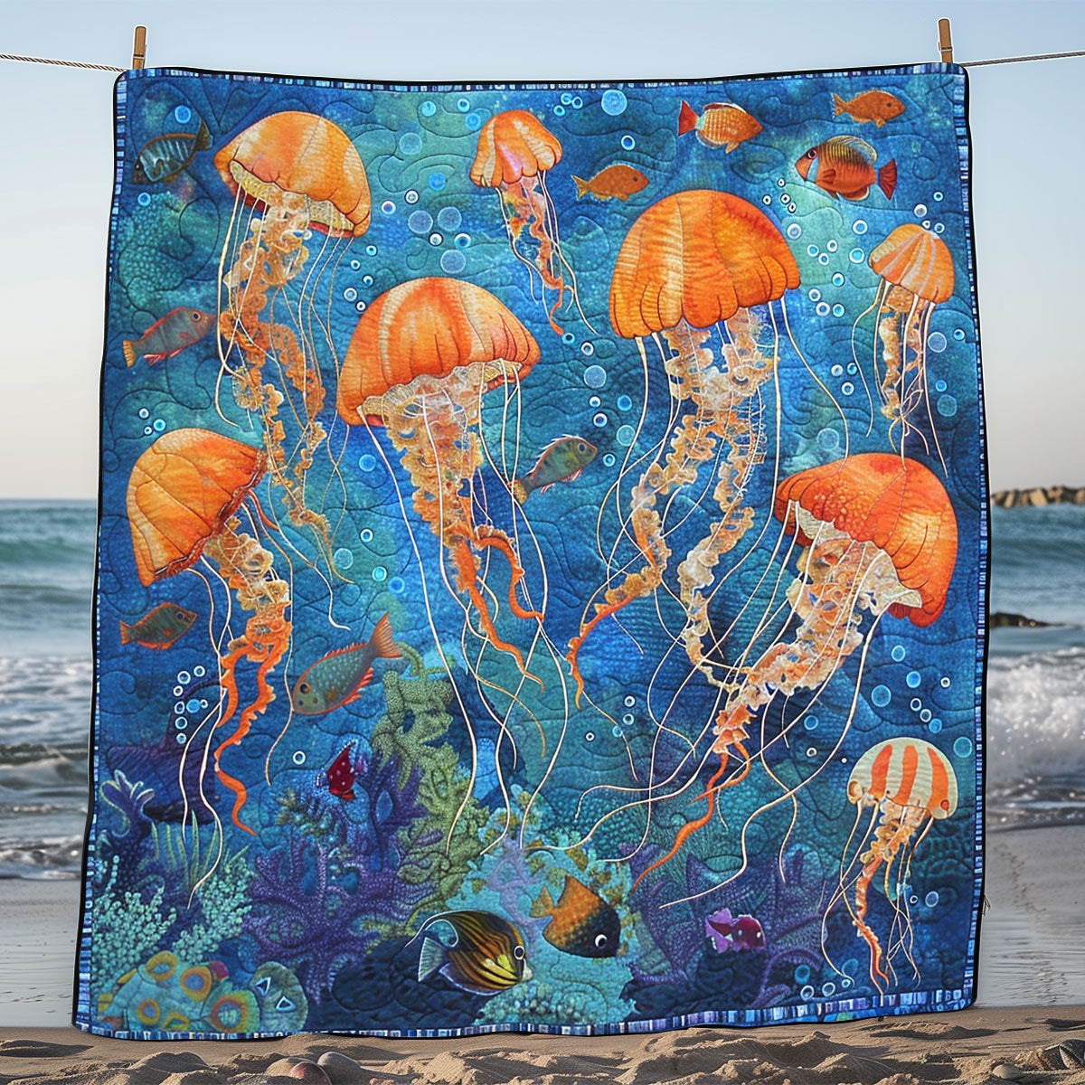 Family Jellyfish SR1908061CL Quilt