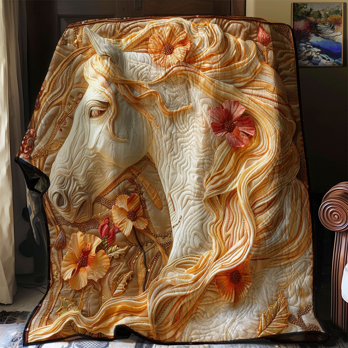 Fancy Horse WM0509023CL Quilt