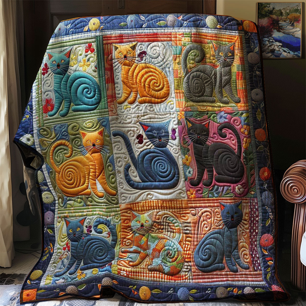 Feline Follies Comforter WN0908065CL Quilt