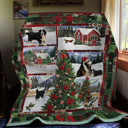 Festive Bernese Mountain WN3008018CL Quilt