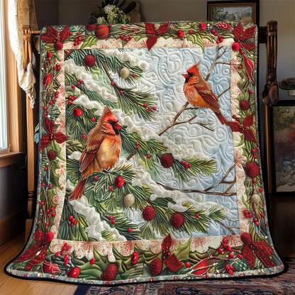 Festive Cardinals WN2208057CL Quilt