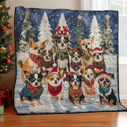 Festive Chihuahuas SR1608048CL Quilt