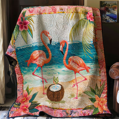 Flamingo Beach WN0808027CL Quilt