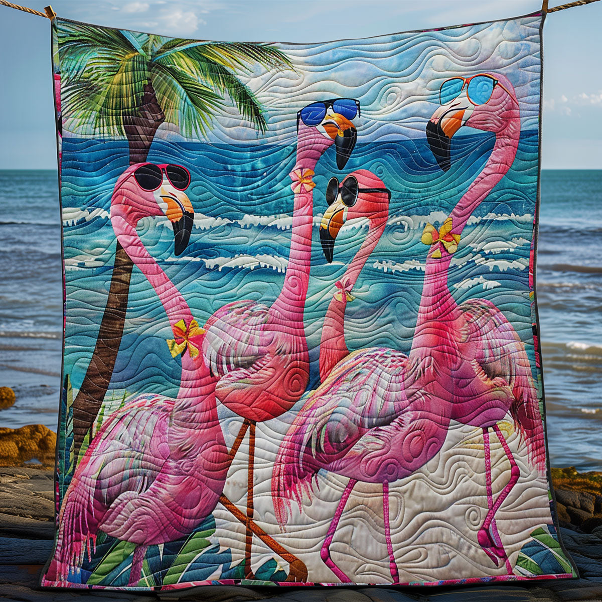 Flamingo Gala SR1008045CL Quilt