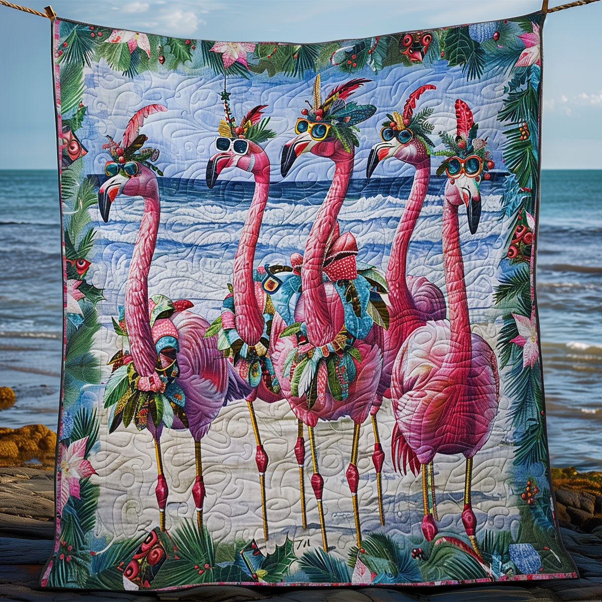 Flamingo Joy SR1008052CL Quilt