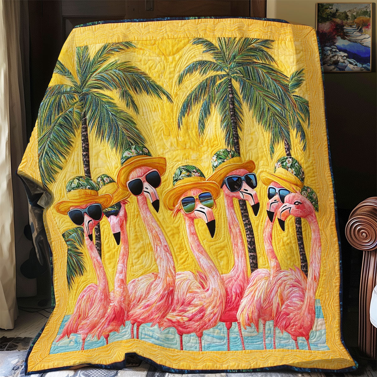 Flamingo Oasis SR0708029CL Quilt