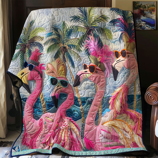 Flamingo Style Parade WN0909041CL Quilt