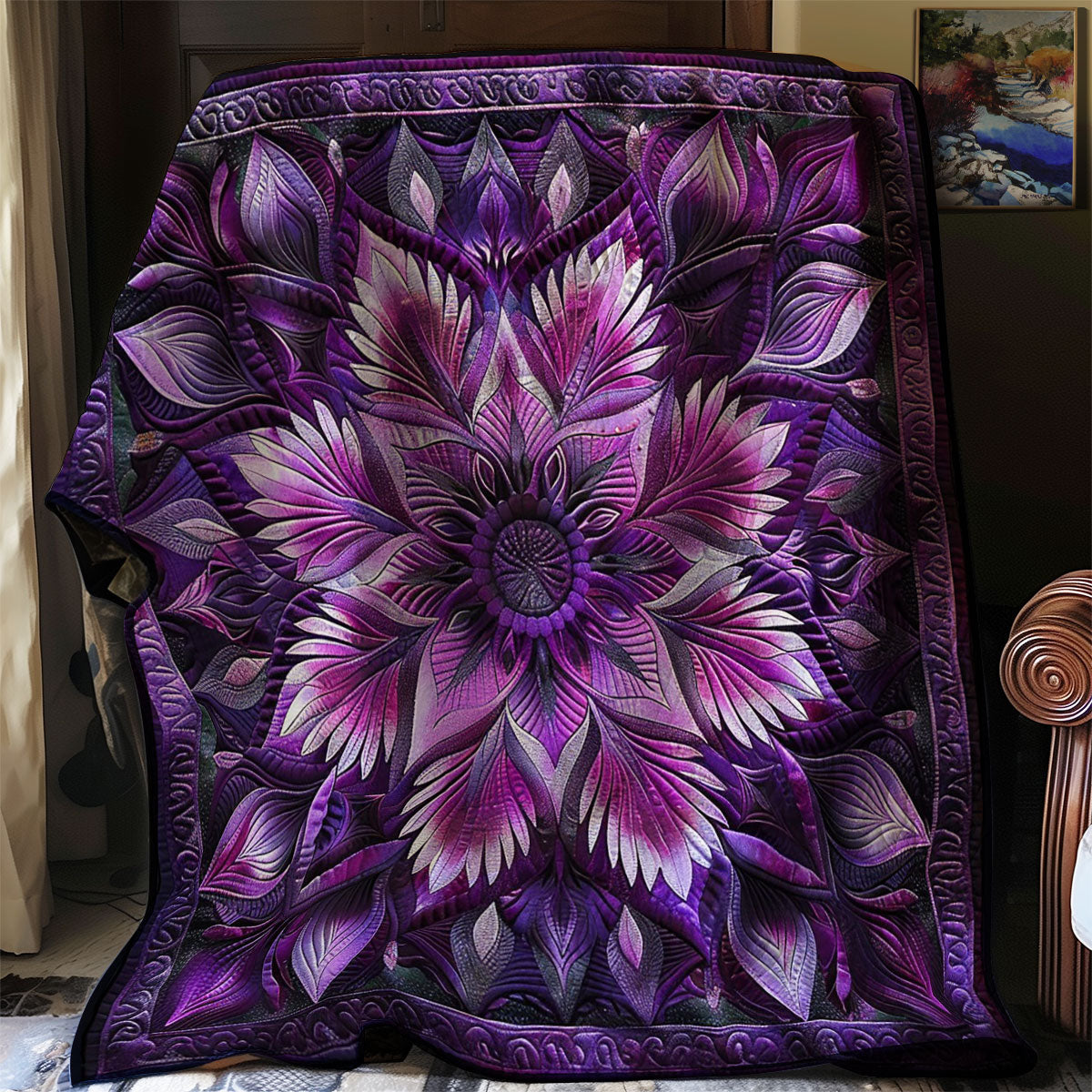 Floral Blooming WM0909030CL Quilt