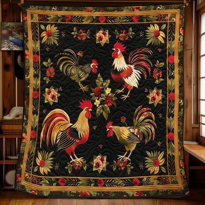 Floral Chicken SR2208016CL Quilt