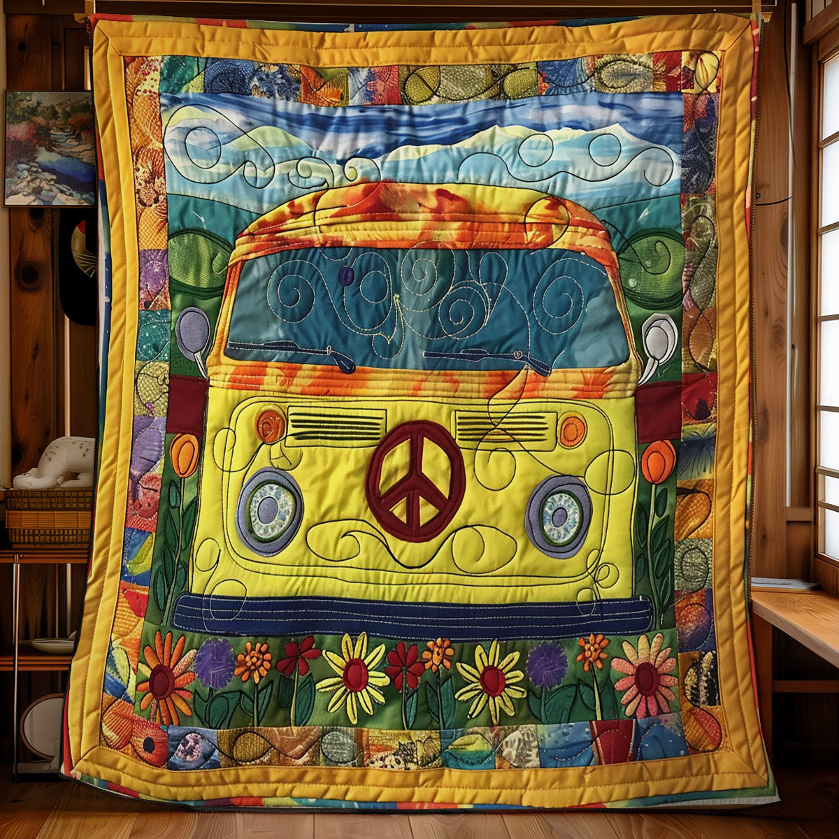 Floral Peace Van SR1408025CL Quilt